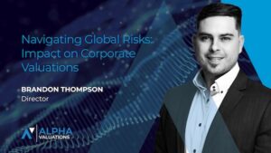 Alpha valuations blog - Navigating global risks banner